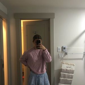 PacSun La Hearts fuzzy crewneck sweatshirt